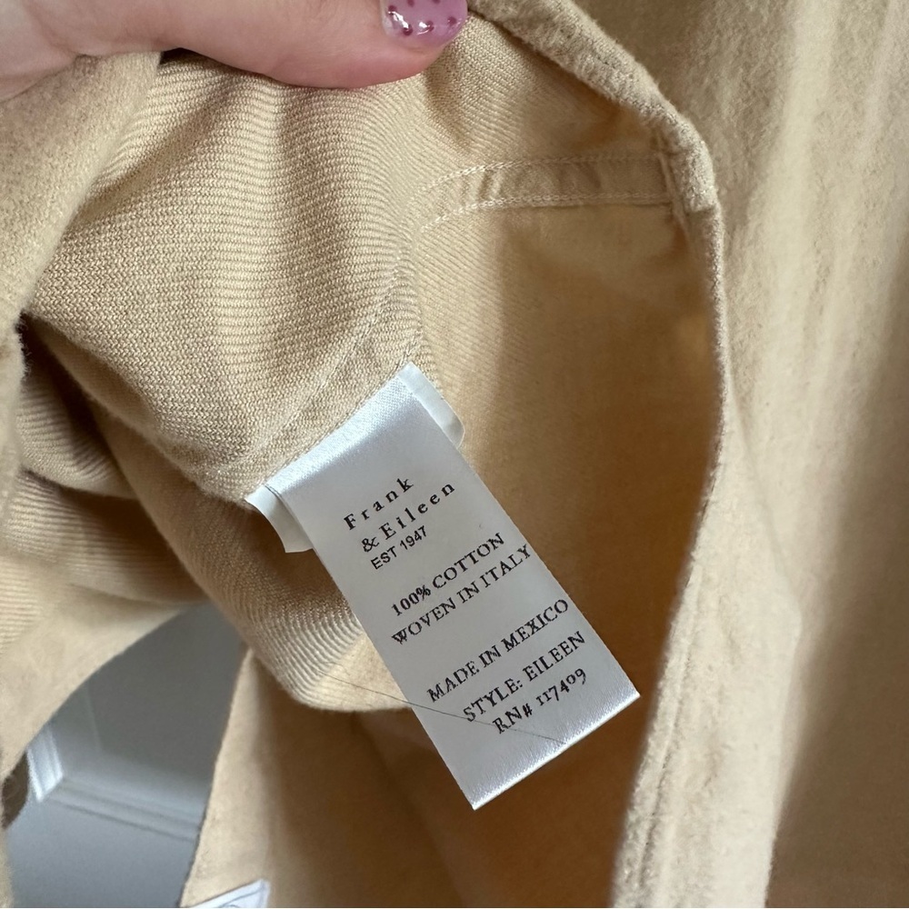 Frank and Eileen “Eileen” 100% cotton long sleeve button up - Picture 10 of 10